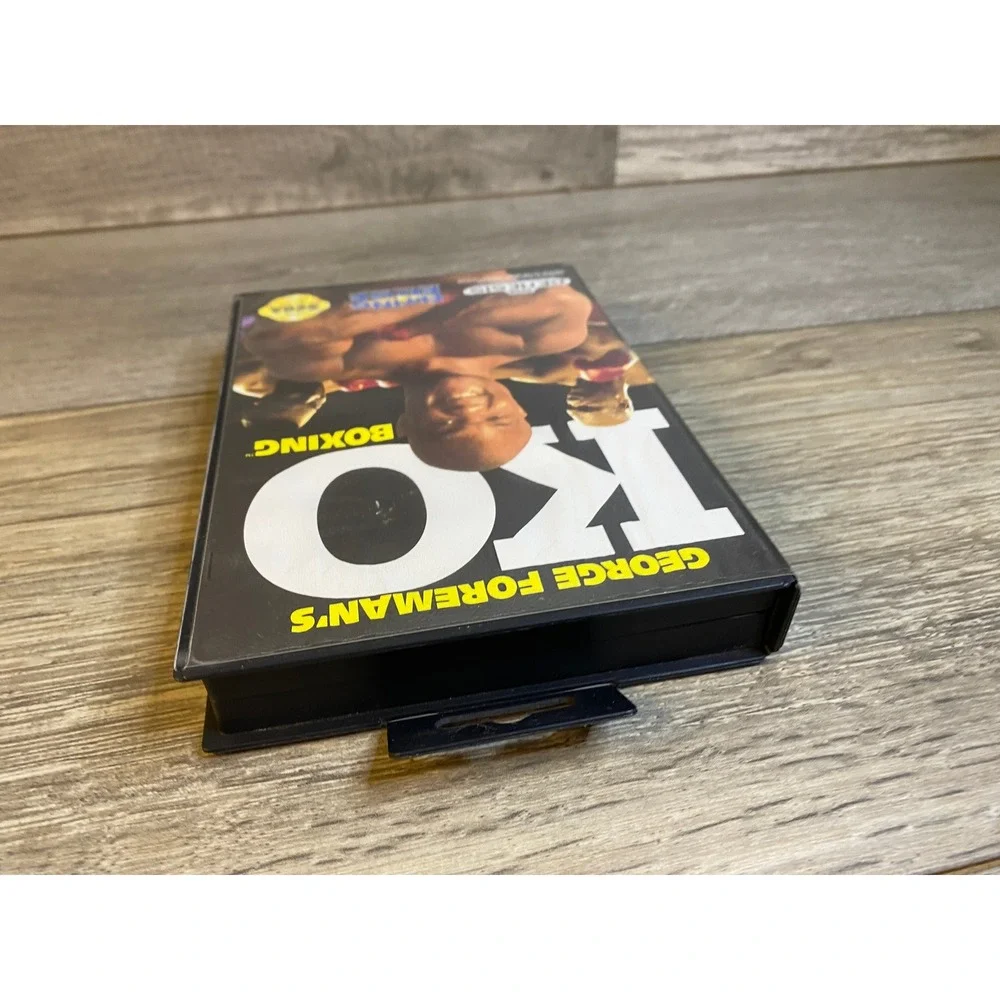 George Foreman's KO Boxing Sega Genesis‎ CIB Complete with Manual Flying Edge